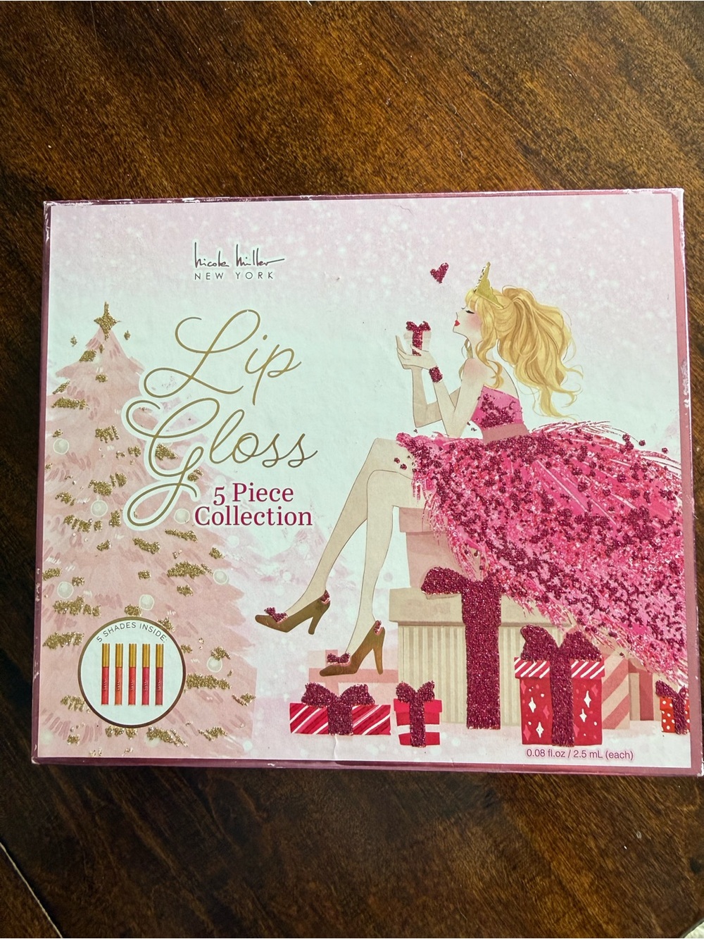 Nicole Miller New York Lip Gloss 5 Piece Collection